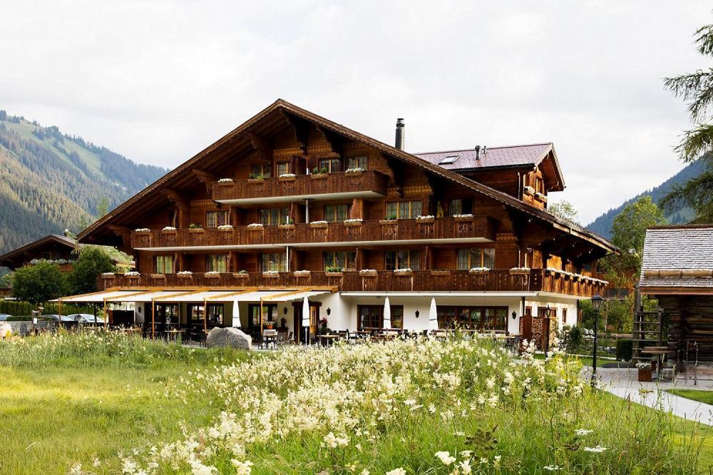 Hotel Alpenland Gstaad Buitenkant foto